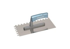 Hladítko nerezové 270x130mm zub 10mm - dřevěná rukojeť