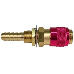 Rychlospojka pro připojení vody 8mm samice červená