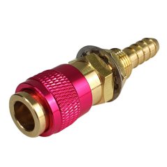 Rychlospojka pro připojení vody 8mm samice červená