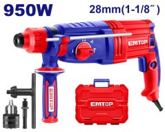 Pneumatické kombinované kladivo 950W 2,5J SDS Plus + .sklíčidlo