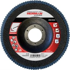 Lamelový kotouč HERMAN LR-30 Punta | na nerez | zirconia