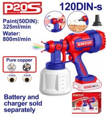 Aku stříkací pistole 20V 1000ml solo