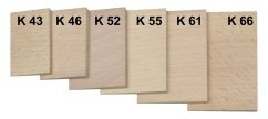 Sada klínků dřevěných K66 - 66x43x5,0mm - 10 ks