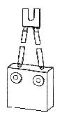 Uhlík (1ks) pro vysokozdvižné vozíky  (15,87 x 31,75 x 32 mm), typ 59