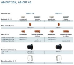 Distanční pružina ABICUT 25K/45