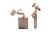 Náhradní uhlíky (2ks) pro stroje MAKITA (3 x 10 x 13,2 mm), typ 548