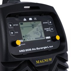 Svářecí invertor MIG | MIG 208 ALU SYNERGIA 4x4 | 200A /40% | hořák MB 15/3m + kabely