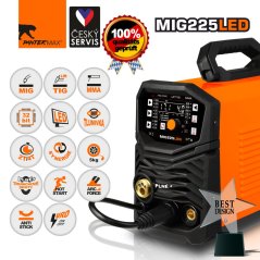 PANTERMAX® MIG225LED invertorová svářečka MIG/TIG/MMA