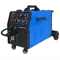 Svářecí invertor MIG | DUALMIG 210 S4 s podvozkem | 200A /60% | hořák 15/3m + kabely