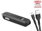 AVACOM CarMAX 2 nabíječka do auta 2x Qualcomm Quick Charge 2.0, černá barva (micro USB kab