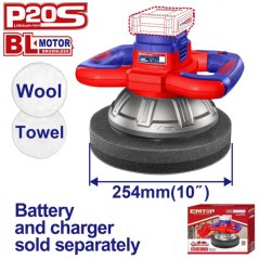 Aku leštička 20V 254mm solo