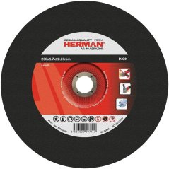 Řezný kotouč HERMAN AR-40 Abrazor | na nerez | s prolisem | TYP 42