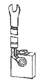 Uhlík (1ks) pro vysokozdvižné vozíky  (10 x 25 x 27 mm), typ 139