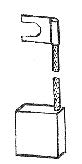 Uhlík (1ks) pro vysokozdvižné vozíky  (10 x 25 x 21 mm), typ 176