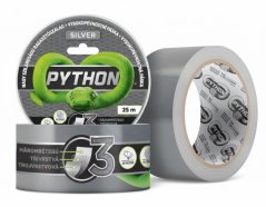 PYTHON - Vysokopevnostní páska - 25 M Stříbrná