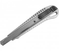 nůž ulamovací celokovový s výztuhou, 9mm, Auto-lock