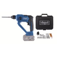 Scheppach C-RHD130-X aku 20 V IXES vrtací kladivo SDS Plus 3v1 s příklepem, kufrem a přísl
